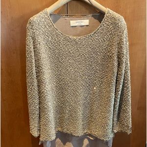 Zara beaded gold sweater large size
